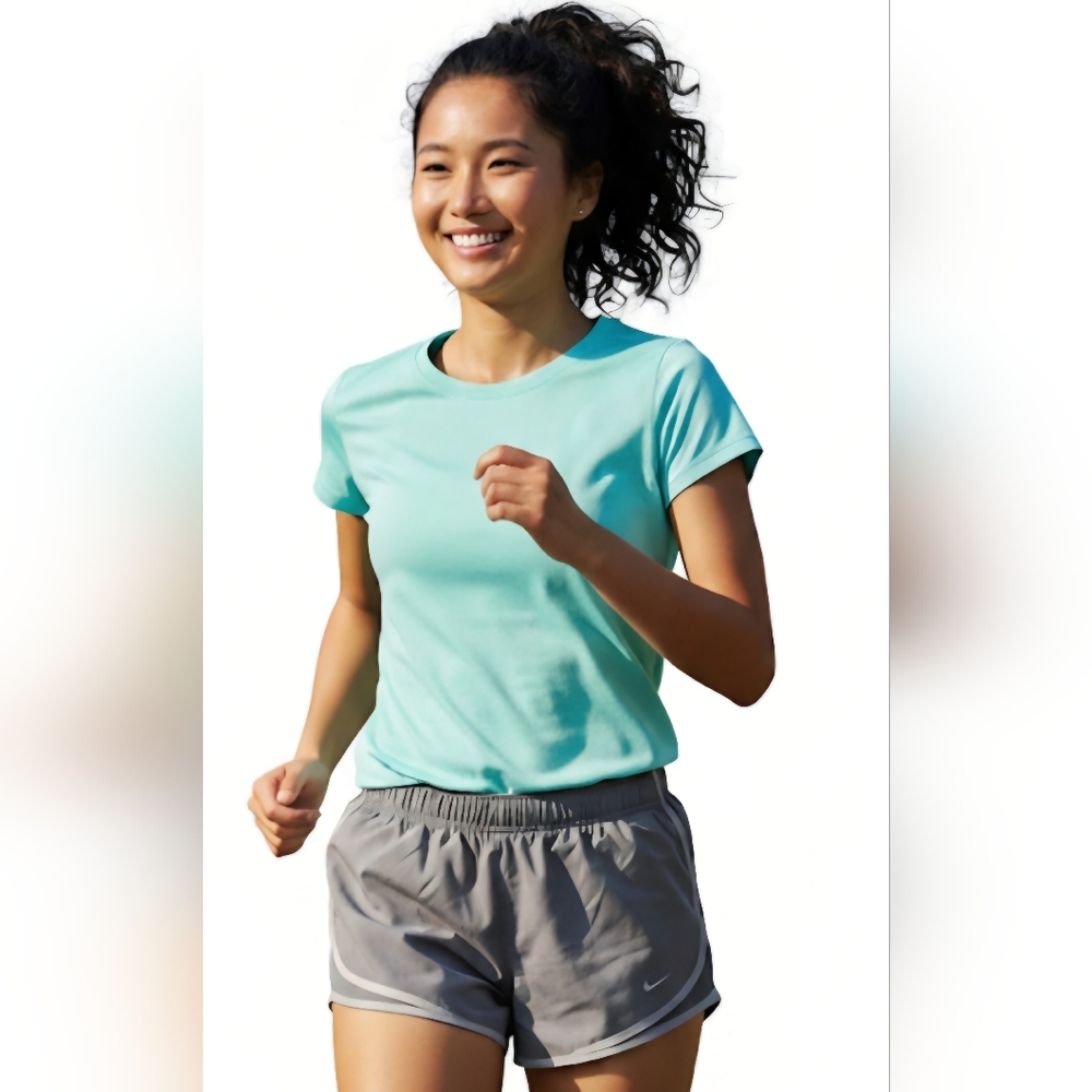 Nike Women's Dri-FIT Gray Athletic Shorts